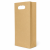 Torebka fałdowa zakupowa kraft 20 cm x 6,5 cm x 27 cm - 500 sztuk
