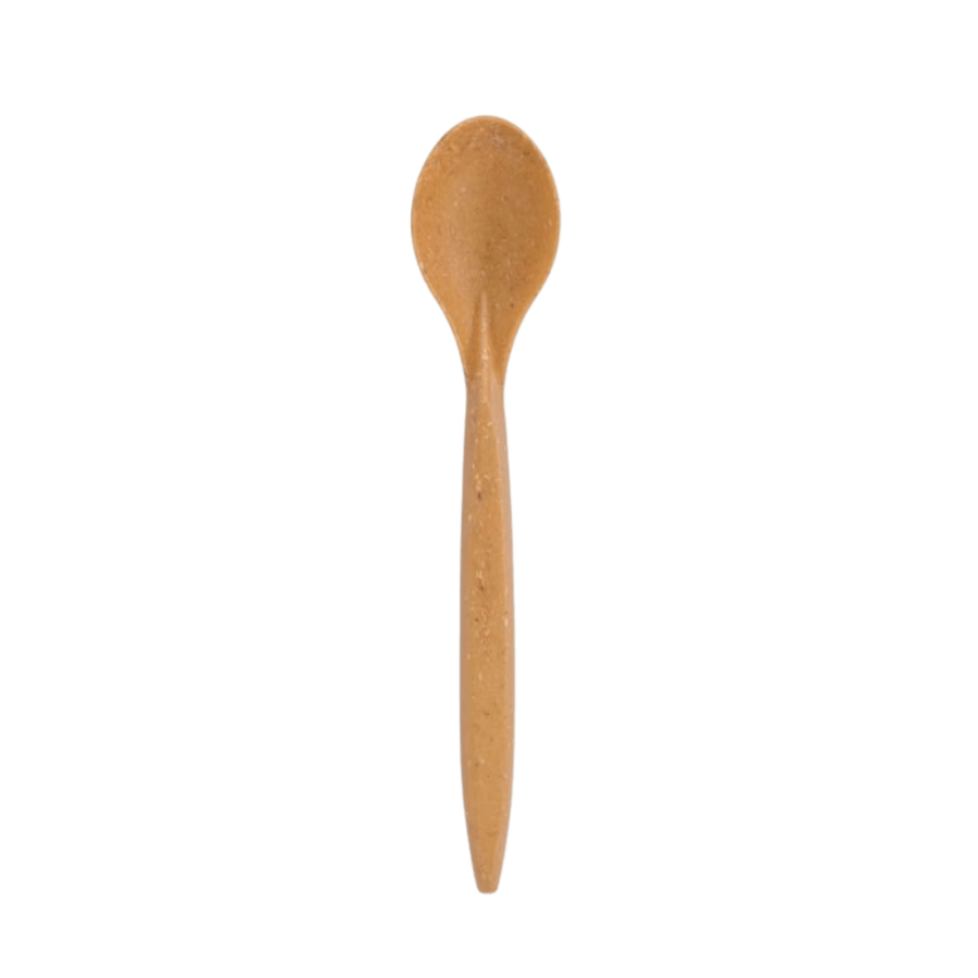 Łyżeczka deserowa z włókien drzewnych (WPC) 13 cm - 100 szt.