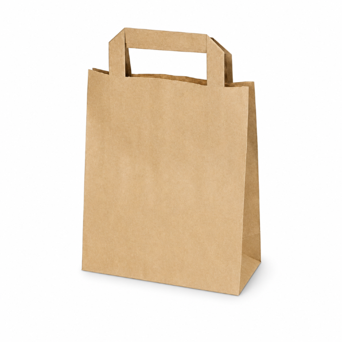Torba papierowa kraft 18 cm x 8 cm x 22 cm - 50 sztuk