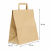 Torba papierowa z uchem kraft 25 x 14 x 30 cm - 50 szt.