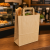Torba papierowa kraft z uchem - 18 x 8,5 x 23 cm - 50 szt.