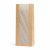 Torebka fałdowa kraft z okienkiem papierowym 16 cm x 8 cm x 35 cm - 1000 sztuk
