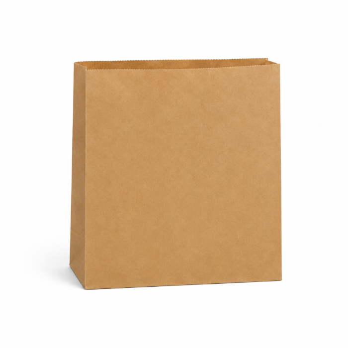 Torebka fałdowa kraft 17,8 cm x 17,8 cm - 1000 sztuk