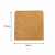 Torebka fałdowa kraft 17,8 cm x 17,8 cm - 1000 sztuk