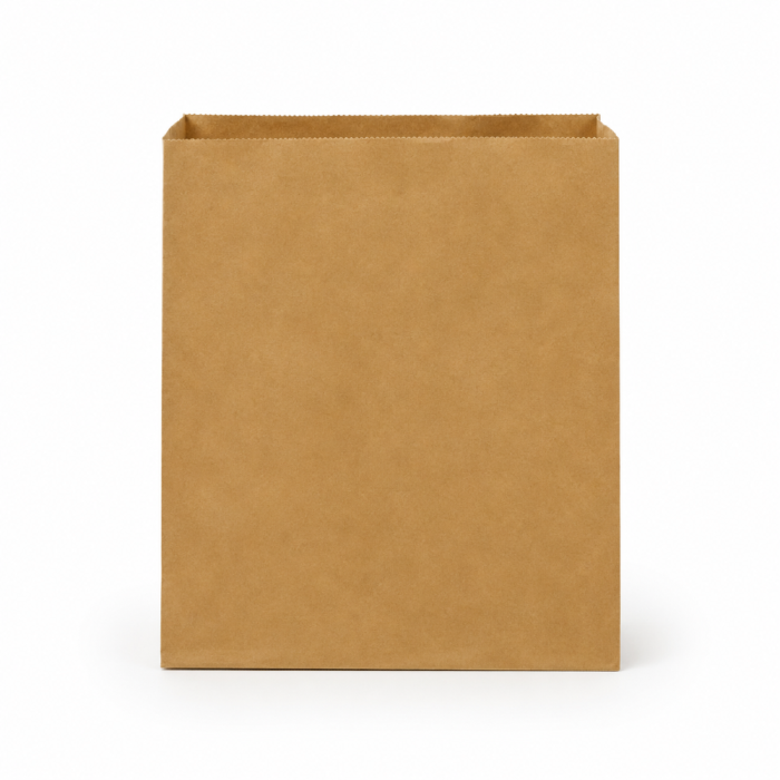 Torebka fałdowa kraft 21,6 cm x 21,6 cm - 1000 sztuk