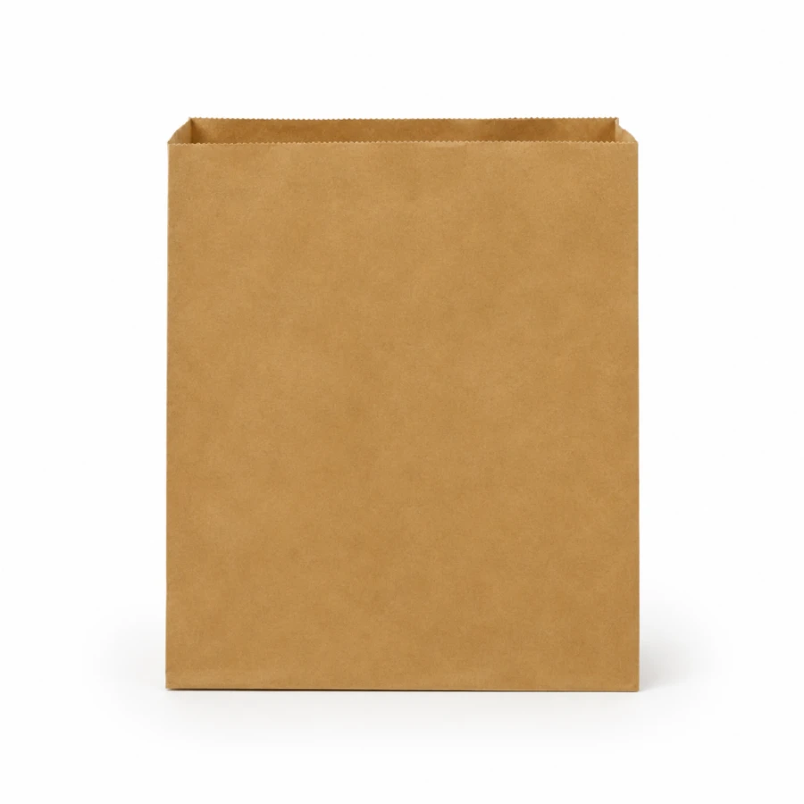 Torebka fałdowa kraft 21,6 cm x 21,6 cm - 1000 sztuk