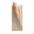 Torebka fałdowa kraft z okienkiem papierowym 16 cm x 8 cm x 28 cm - 1000 sztuk