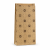 Torebka fałdowa kraft 12 cm x 5 cm x 27 cm - 1000 sztuk