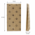 Torebka fałdowa kraft 15 cm x 6,5 cm x 37 cm - 1000 sztuk
