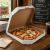 Pudełko na pizzę 32 cm x 32 cm x 3,5 cm białe ścięte rogi - 100 sztuk
