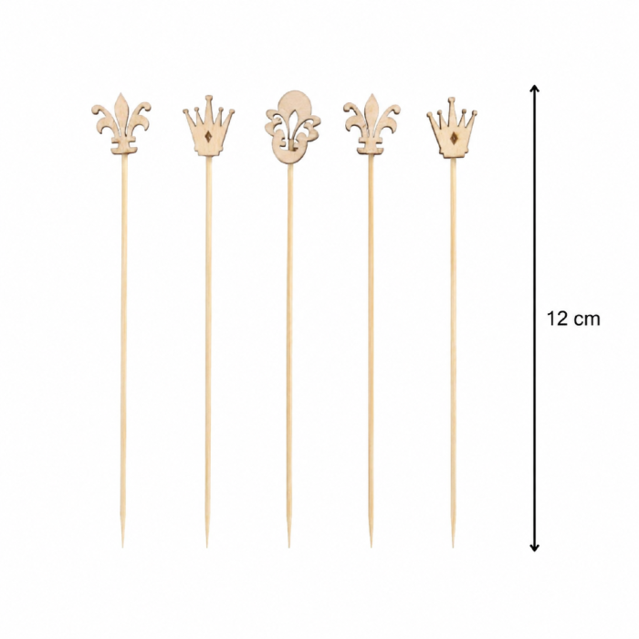 Patyczki fingerfood Royal 12 cm - 100 sztuk