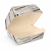 Pojemnik papierowy na hamburgery burger box Newsprint 7,8 cm x 11 cm x 11,5 cm - 50 sztuk