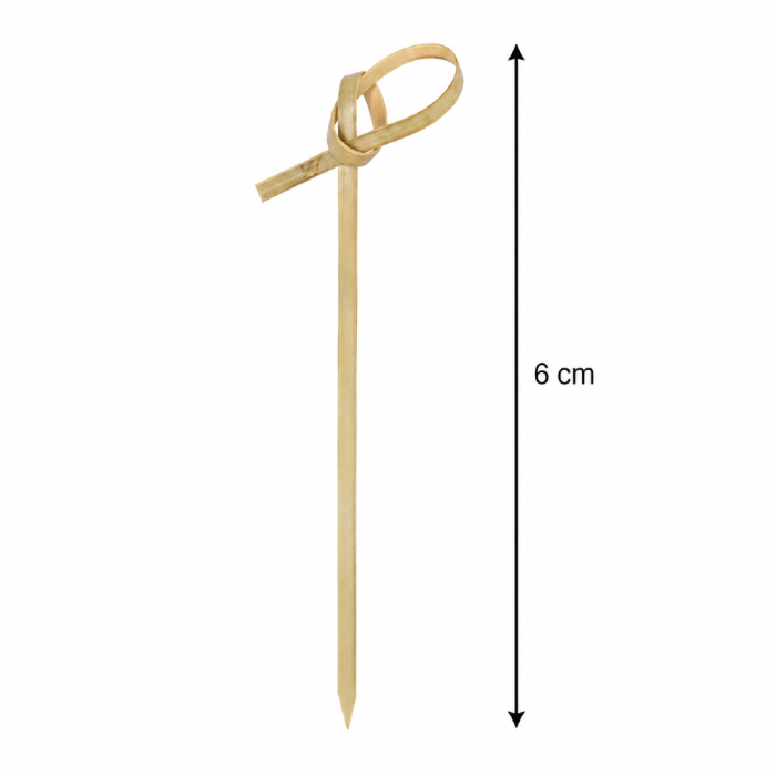 Patyczki fingerfood Knot 6 cm - 250 sztuk