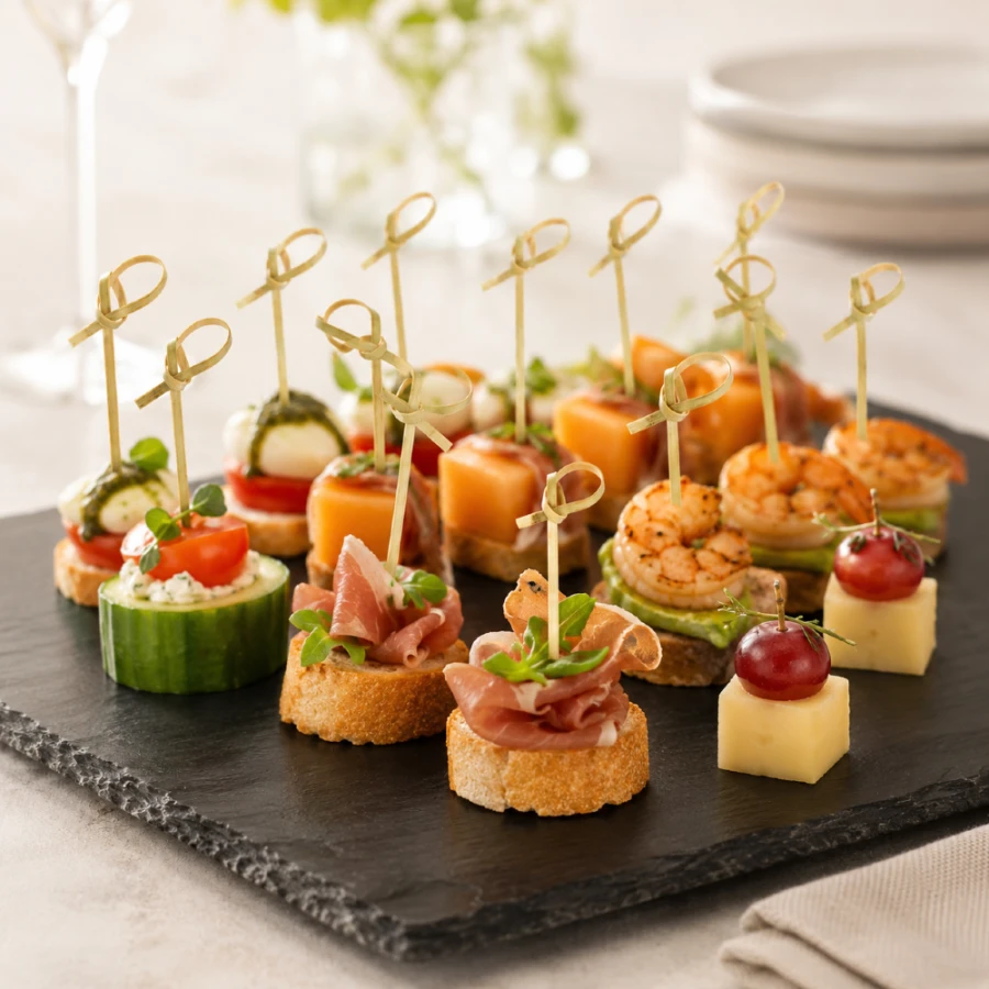 Patyczki fingerfood Knot 6 cm - 250 sztuk
