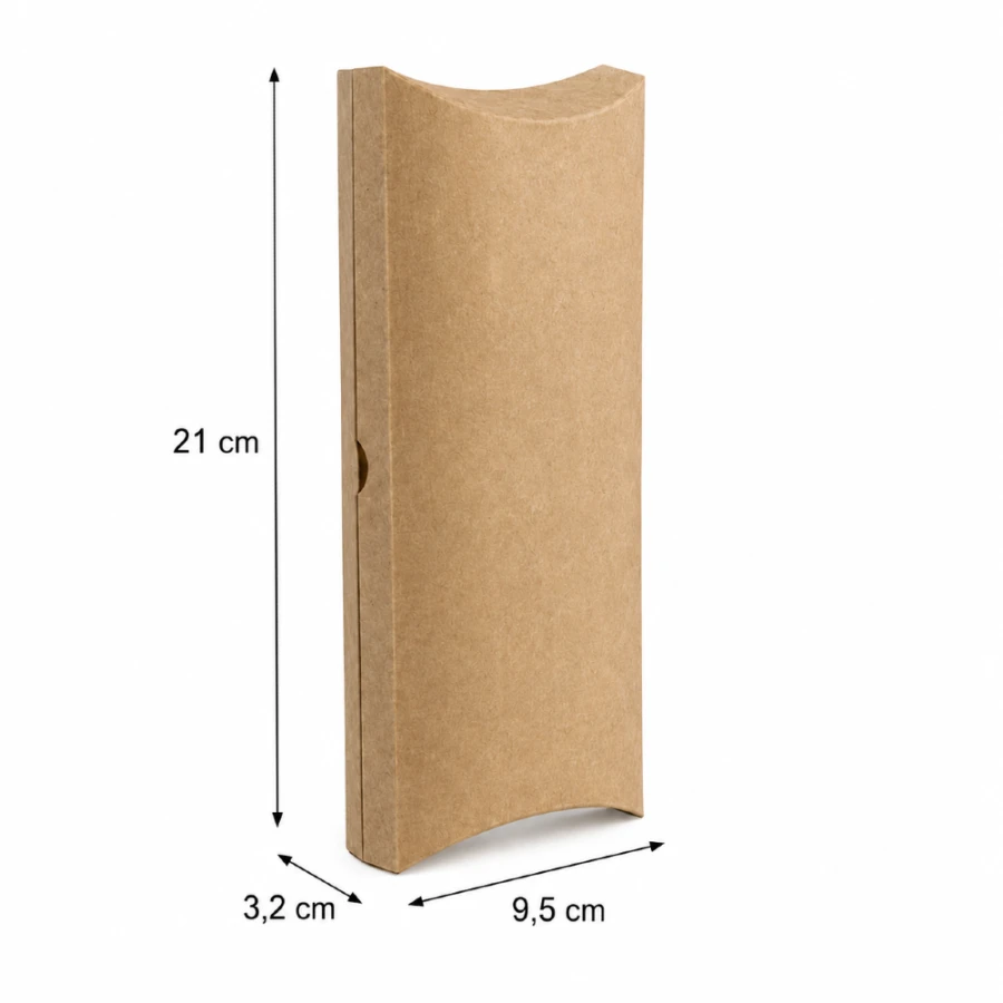 Opakowanie na tortillę średnie - 9,5 x 3,2 x 21 cm - 100 sztuk