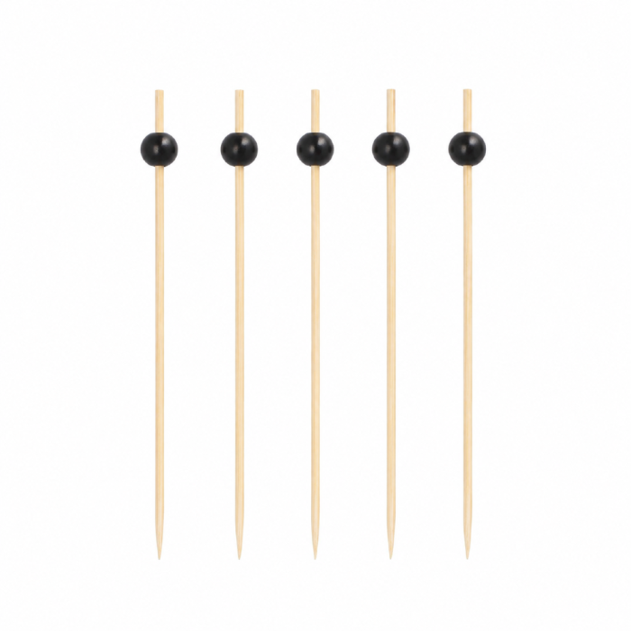 Patyczki fingerfood Black Pearl 12,5 cm - 250 sztuk