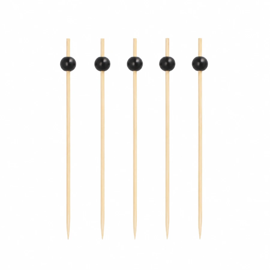 Patyczki fingerfood Black Pearl 12,5 cm - 250 sztuk