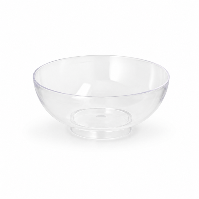 Pojemniki na przekąski okrągłe fingerfood 65 ml, krystaliczne fi 7,2 cm - 50 sztuk