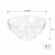 Pojemniki na przekąski okrągłe fingerfood 65 ml, krystaliczne fi 7,2 cm - 50 sztuk
