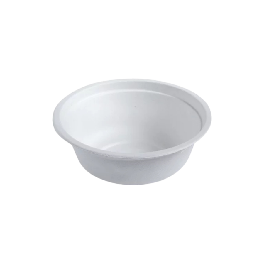 Miska z trzciny cukrowej biała 500 ml - 50 sztuk