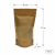Doypack papierowy woreczek strunowy z okienkiem PE 750 ml 16 cm x 8 cm x 27 cm - 100 sztuk