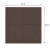 Serwetki papierowe ciemny brąz składane 2W 33 cm x 33 cm - 250 sztuk
