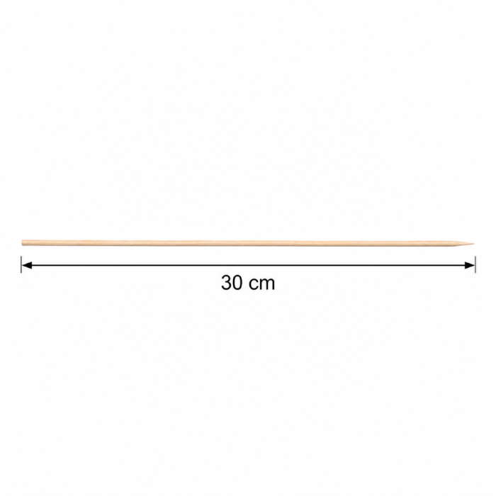 Patyczki do szaszłyków 30 cm - 500 sztuk