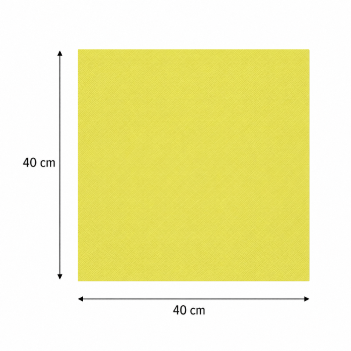 Serwetki Royal Collection limonkowe 40 cm x 40 cm - 50 sztuk