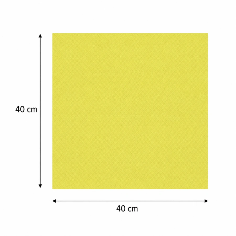 Serwetki Royal Collection limonkowe 40 cm x 40 cm - 50 sztuk