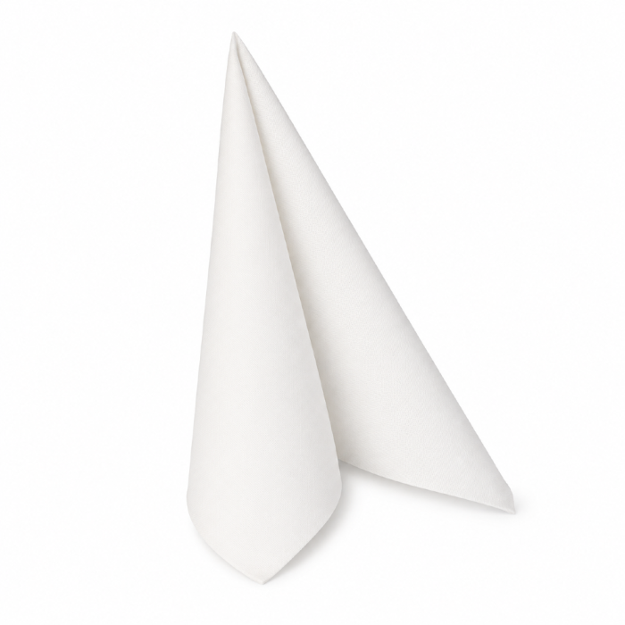 Serwetki Royal Collection białe 40 cm x 40 cm - 50 sztuk