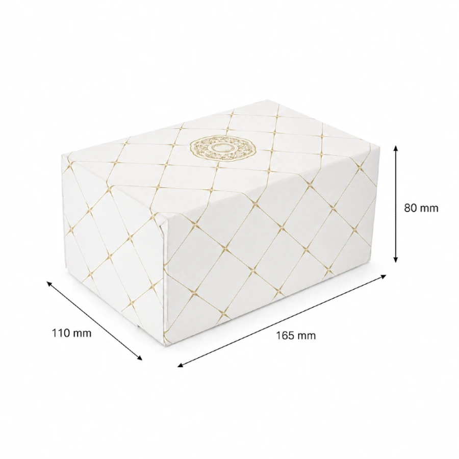 Pudełko kartonowe rozeta 16,5 cm x 11 cm x 8 cm - 15 sztuk