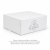 Pudełko kartonowe białe 20,7 cm x 19,2 cm x 9 cm - 25 sztuk