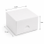 Pudełko kartonowe białe jednoczęściowe 13 cm x 13 cm x 7 cm - 20 sztuk
