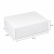Pudełko cukiernicze składane do ciast z pokrywką 25 cm x 18 cm x 7 cm białe - 50 sztuk