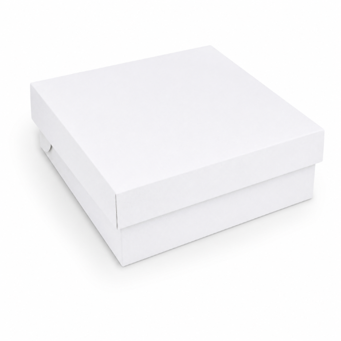 Pudełko na tort - białe 28 x 28 x 10 cm - 100 sztuk