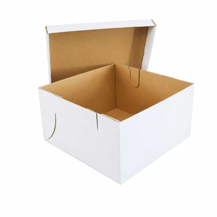 Pudełko na tort 26 cm x 26 cm x 14 cm - 50 sztuk