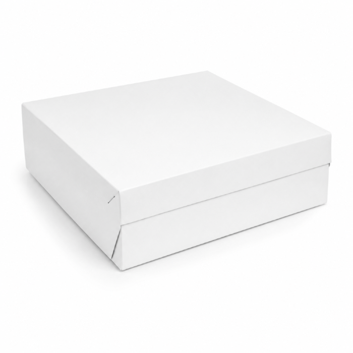 Pudełko na tort z FSC 28 cm x 28 cm x 10 cm - 50 sztuk