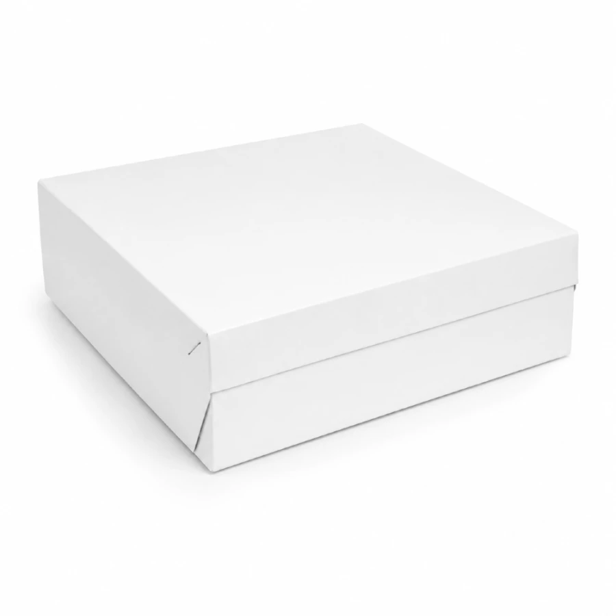 Pudełko na tort z FSC 28 cm x 28 cm x 10 cm - 50 sztuk