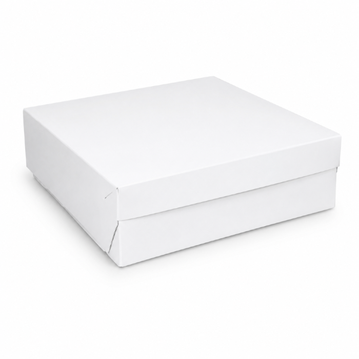 Pudełko na tort z FSC 25 cm x 25 cm x 10 cm - 50 sztuk