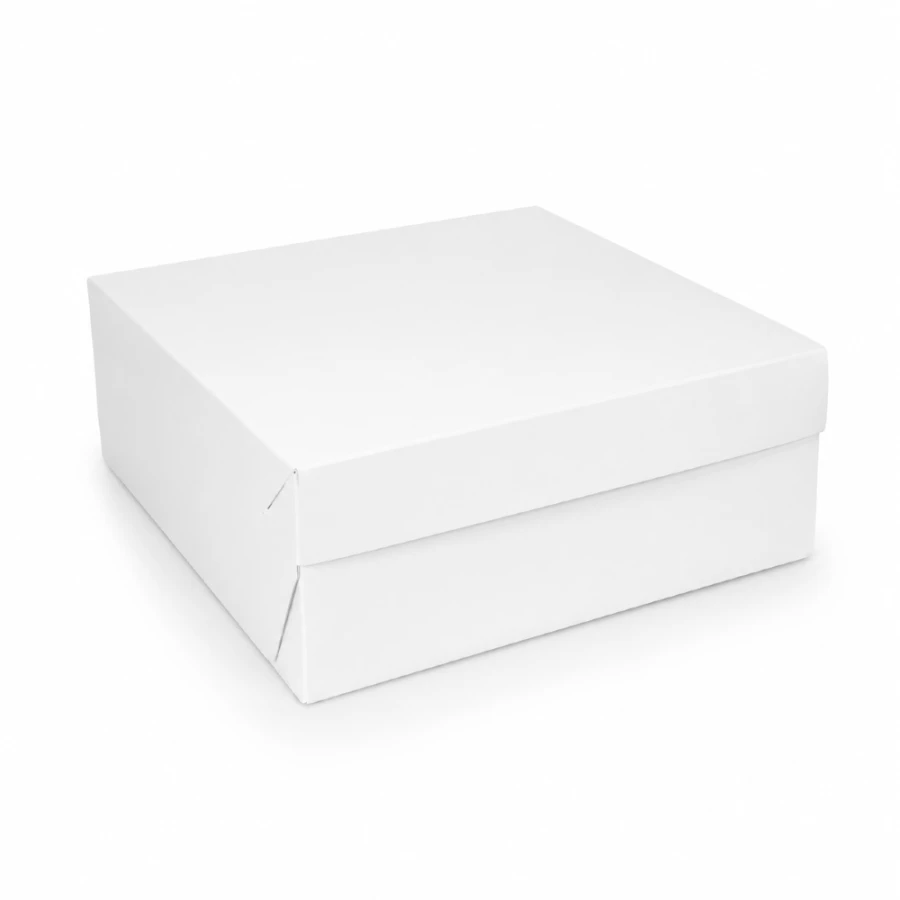 Pudełko na tort z FSC 22 cm x 22 cm x 9 cm - 50 sztuk