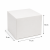 Pudełko na ciasto klejone z pokrywą 11 cm x 11 cm x 10 cm - 100 sztuk