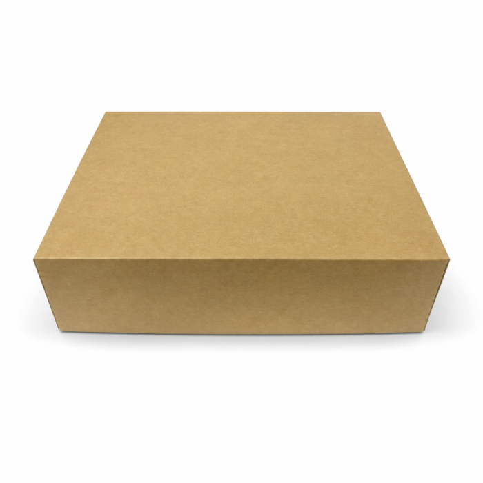 Pudełko na ciastka, pączki kraft 31 cm x 22 cm x 8 cm - 50 sztuk