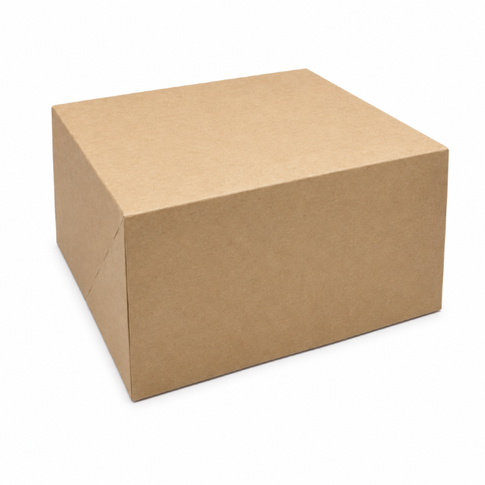 Pudełko na tort kraft 22 cm x 22 cm x 11 cm 50 sztuk