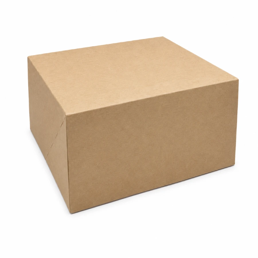 Pudełko na tort kraft 22 cm x 22 cm x 11 cm 50 sztuk
