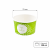 Pojemnik papierowy na lody z nadrukiem zielony 100 ml fi 72 mm - 65 sztuk