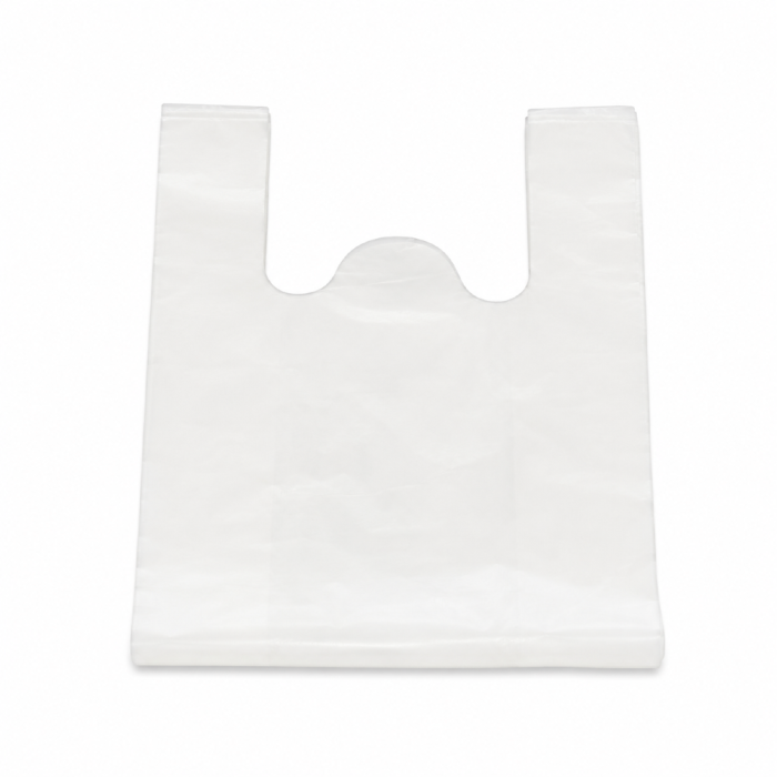 Reklamówki HDPE wielokrotnego użytku 17 µm 42 cm x 11 cm x 80 cm białe - 100 sztuk