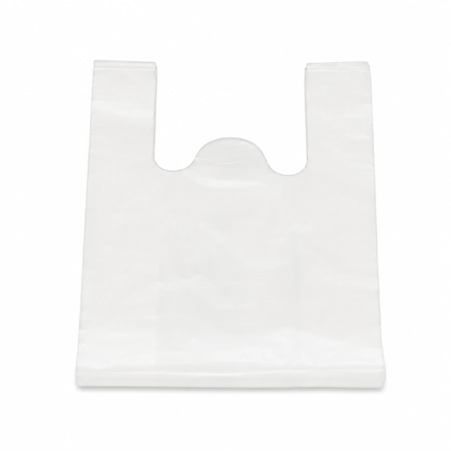 Reklamówki HDPE 51 µm 30 cm x 8 cm x 55 cm białe - 50 sztuk