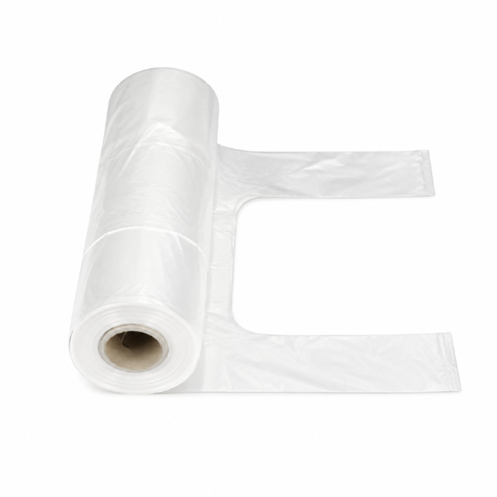 Reklamówki HDPE na rolce EXTRA MOCNE 10 µm 21 cm x 6 cm x 41 cm - 100 sztuk