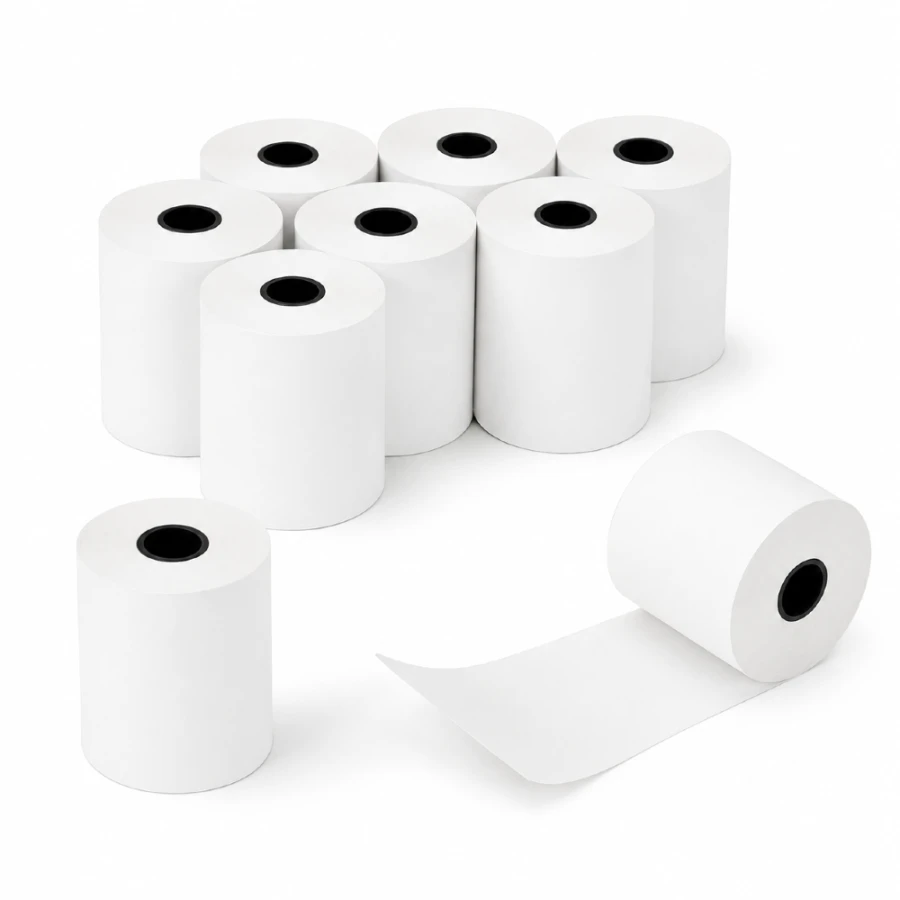 Rolki termiczne do kas 57/30m - 10 sztuk