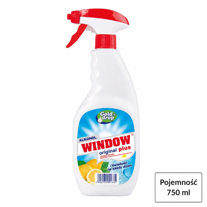 Płyn do szyb WINDOW z alkoholem Lemon Fresh 750 ml